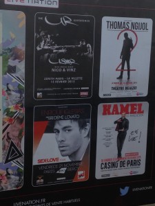 poster seen at La gare d'Épône - Mézières (October 8th)