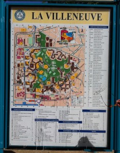 Map of Villeneuve
