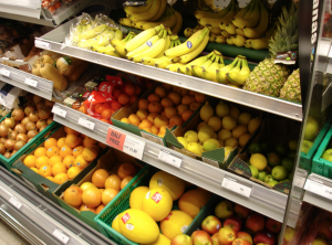 Figure 1. A familiar slight, well stocked fruit and veg for public consumption. But for how long? (WordShore (flickr), 2016)