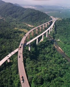 Figure 2. Trans-Amazonian Highway is among one of many road developments through tropical rainforests that result in widespread deforestation and loss of important plant species that play vital roles in regulating carbon dioxide levels on Earth. 