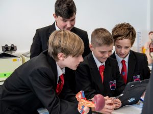 Oasis Mayfield students take part in a LifeLab day