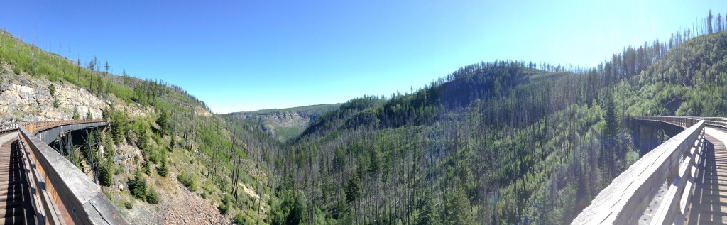 Myra Canyon panorama