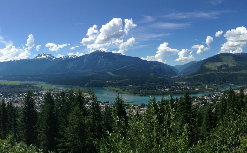 Revelstoke, with Mt Bigby in the background