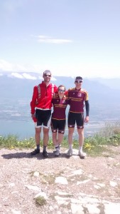 Team adventures at the Col du Mont du Chat, French Alps