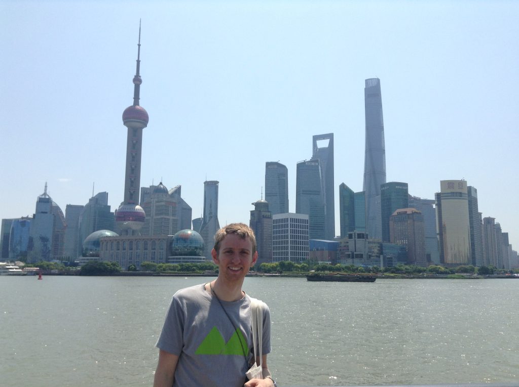 Shanghai Bund, 2017. 8 years later, with more facial hair!