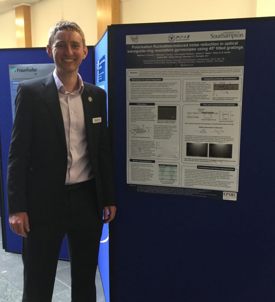 Final poster presentation of my research in integrated optics and Bragg gratings from the University of Southampton! 