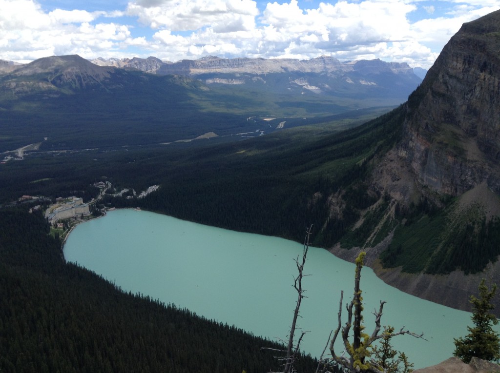 Lake Louise from the Big Beehive viewpoint