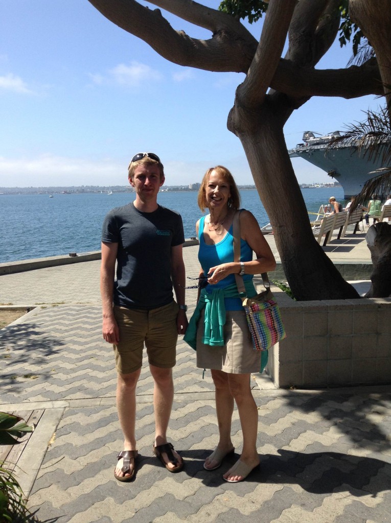 Jane was a student at UCL when my Dad went to University. It has been 10 years since I last visited in sunny San Diego!