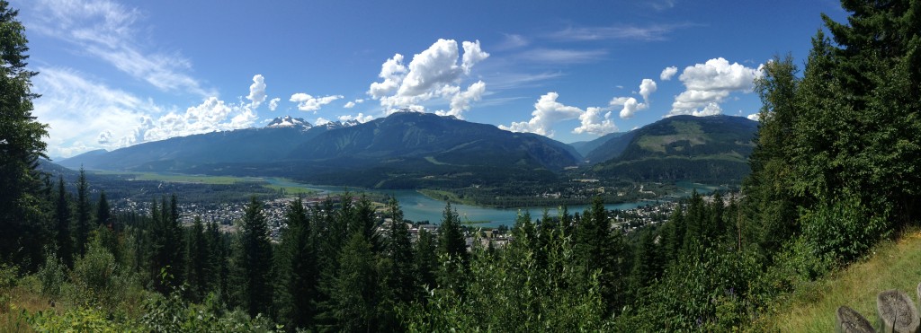 Revelstoke, with Mt Bigby in the background