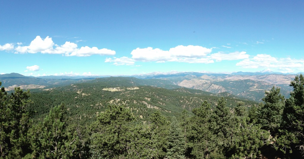 Green Mountain summit panorama, 2284 m. 